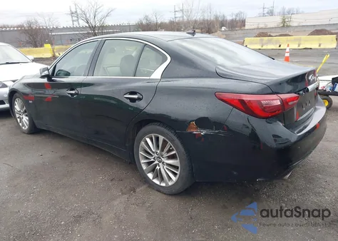 2018 Infiniti Q50 3.0T Luxe z USA, uszkodzony, nr VIN JN1EV7AP9JM591700